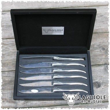 Set coltelli bistecca acciaio - Laguiole en Aubrac